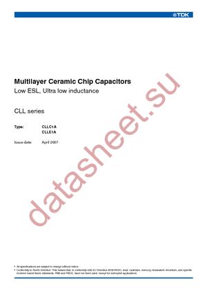 CLLC1AX7S0G105M datasheet  